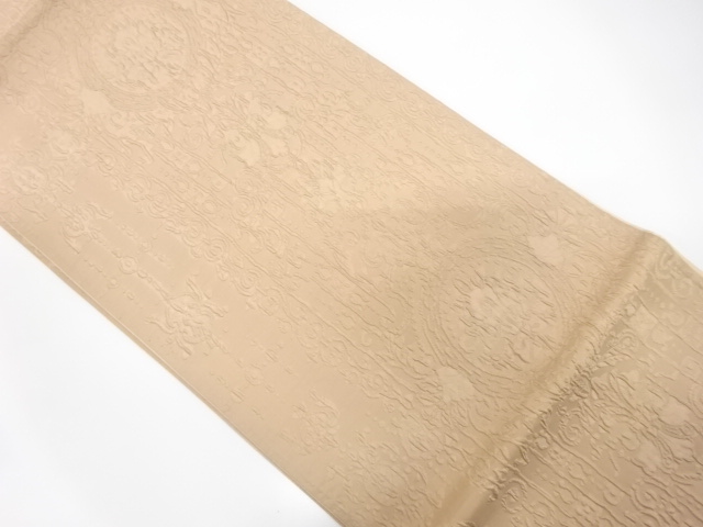 JAPANESE FUKURO OBI / MATELASSE / WOVEN FLOWER